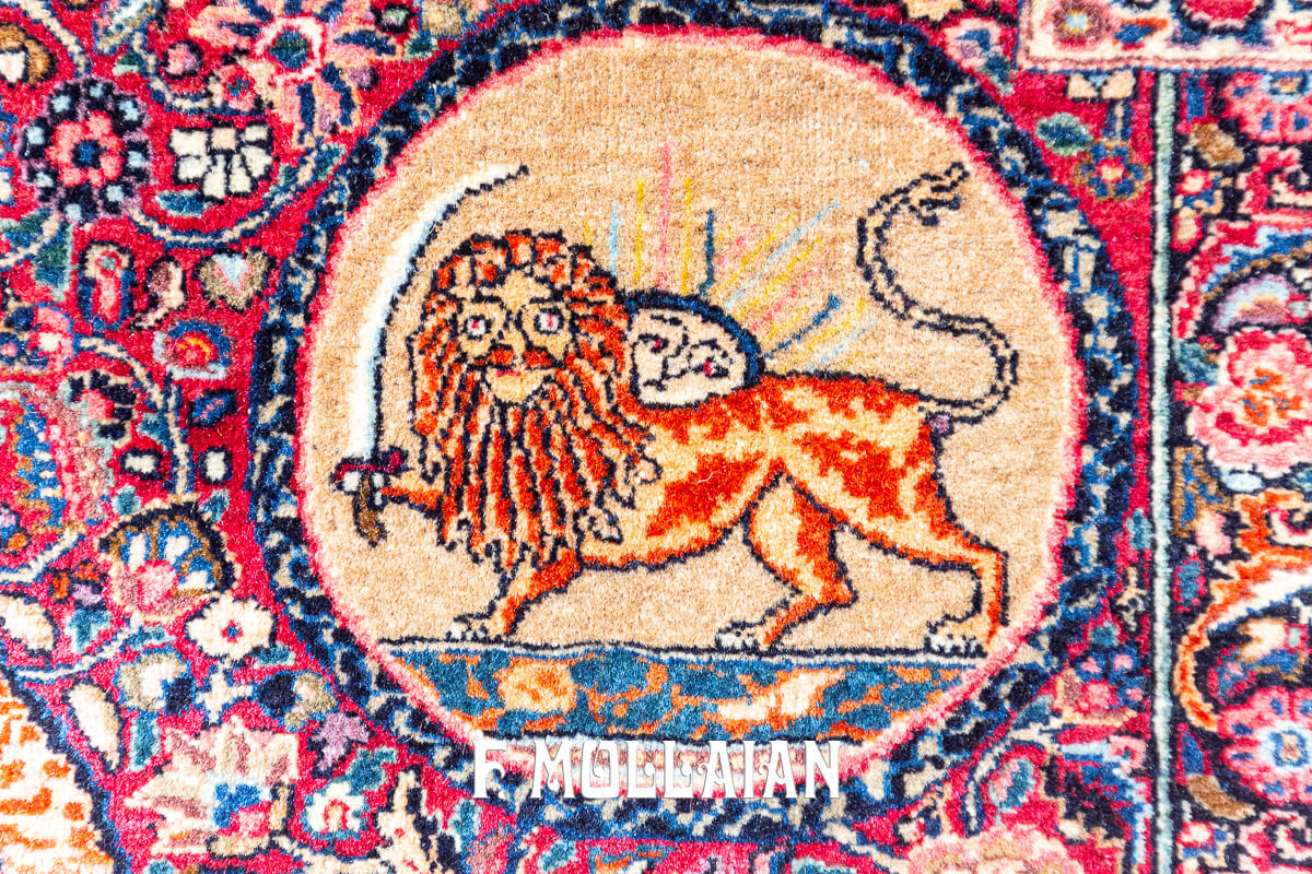 Tapis Pictorial Mashad Amoghli n°:882823